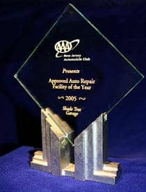 AAA approved auto repair facility of the year.